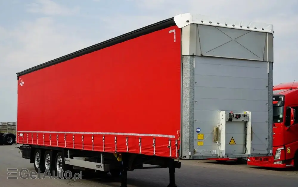 SCHMITZ CARGOBULL FIRANKA  /  VARIOS / 385/55 R22,5 /  OŚ PODNOSZONA /  DACH PODNOSZONY / SAF 