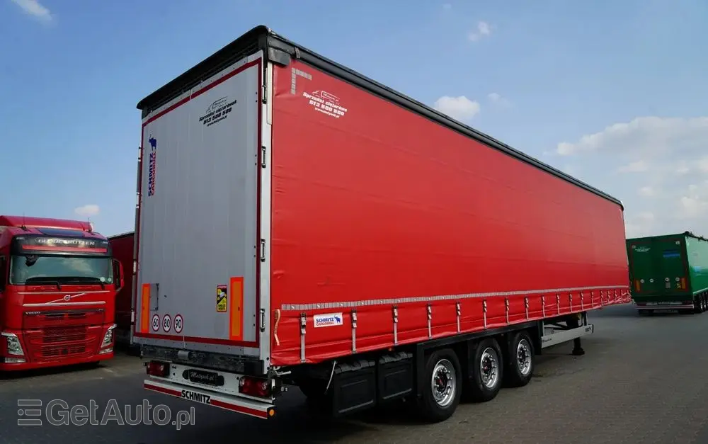 SCHMITZ CARGOBULL FIRANKA  /  VARIOS / 385/55 R22,5 /  OŚ PODNOSZONA /  DACH PODNOSZONY / SAF 