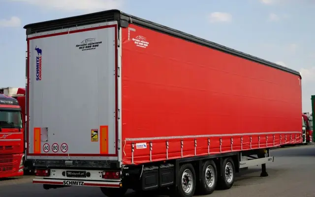 SCHMITZ CARGOBULL FIRANKA  /  VARIOS / 385/55 R22,5 /  OŚ PODNOSZONA /  DACH PODNOSZONY / SAF 
