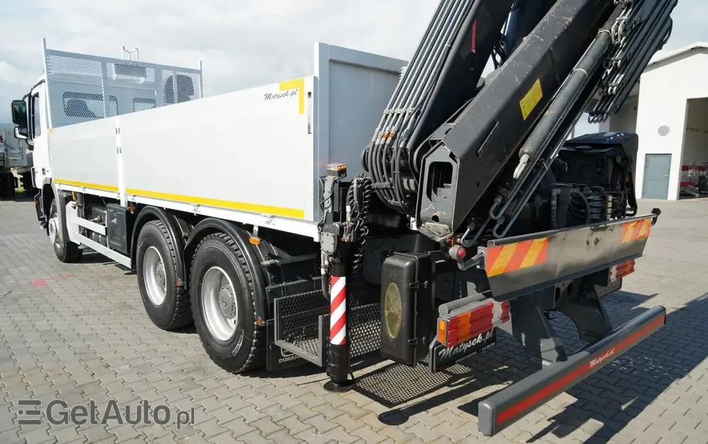 MERCEDES-BENZ ACTROS 2636 / 6x4 / SKRZYNIOWY 6,5 M + HDS HIAB / MOCNA PODŁOGA / STEROWANIE RADIOWE / ROTATOR / SPROWADZONY 