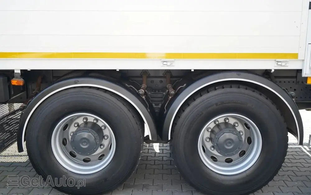 MERCEDES-BENZ ACTROS 2636 / 6x4 / SKRZYNIOWY 6,5 M + HDS HIAB / MOCNA PODŁOGA / STEROWANIE RADIOWE / ROTATOR / SPROWADZONY 