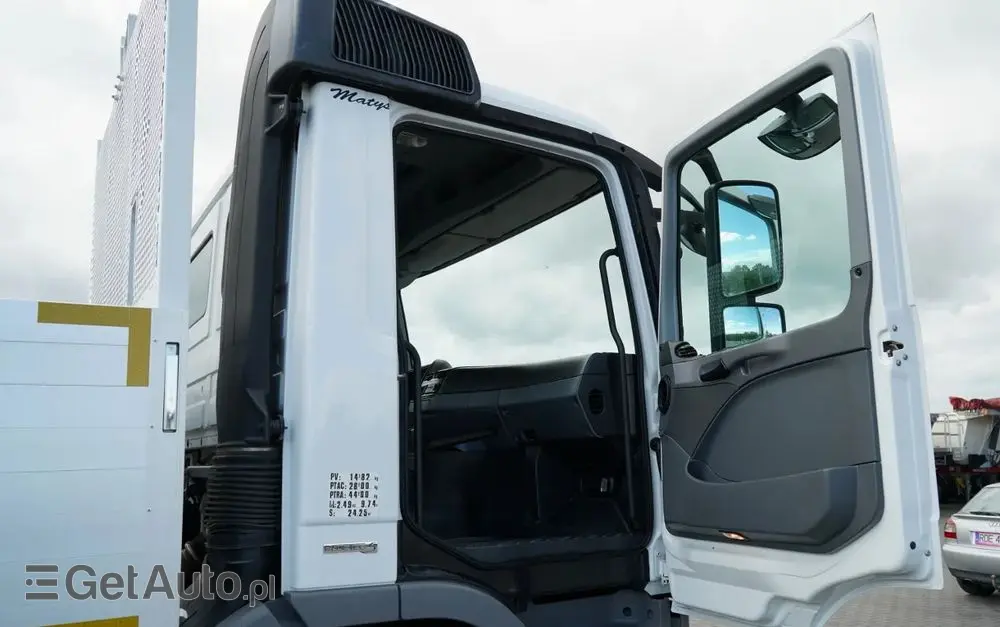 MERCEDES-BENZ ACTROS 2636 / 6x4 / SKRZYNIOWY 6,5 M + HDS HIAB / MOCNA PODŁOGA / STEROWANIE RADIOWE / ROTATOR / SPROWADZONY 