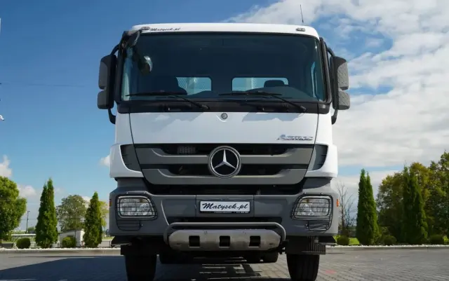 MERCEDES-BENZ ACTROS 2636 / 6x4 / SKRZYNIOWY 6,5 M + HDS HIAB / MOCNA PODŁOGA / STEROWANIE RADIOWE / ROTATOR / SPROWADZONY 