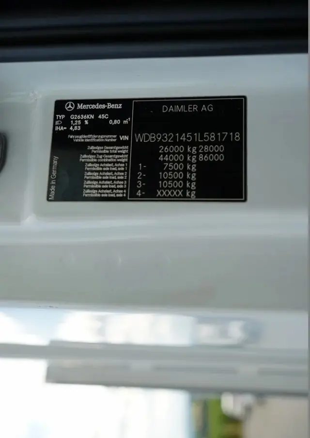 MERCEDES-BENZ ACTROS 2636 / 6x4 / SKRZYNIOWY 6,5 M + HDS HIAB / MOCNA PODŁOGA / STEROWANIE RADIOWE / ROTATOR / SPROWADZONY 