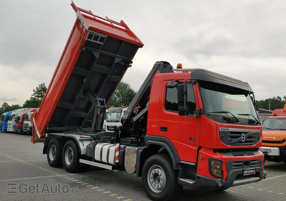 VOLVO FMX 410 6x4 13L HDS Radiowy Hydroburta 