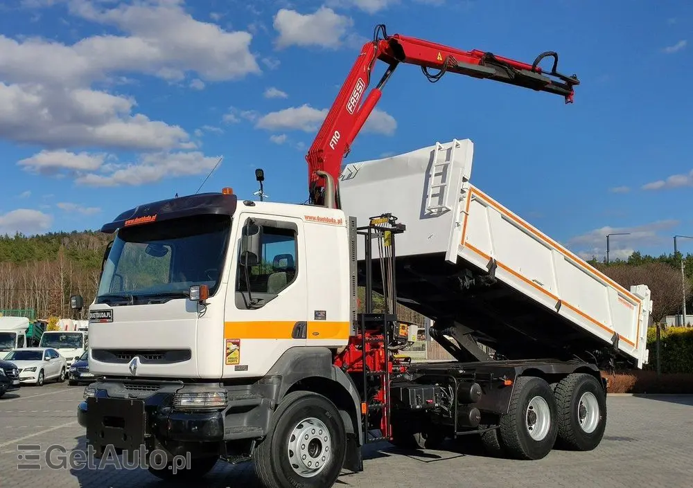 RENAULT Kerax 26.370  6x4 Mocny HDS FASSI F110 