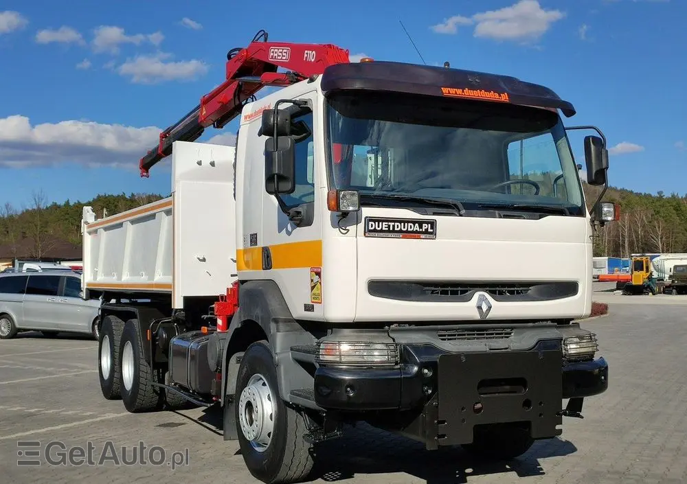 RENAULT Kerax 26.370  6x4 Mocny HDS FASSI F110 