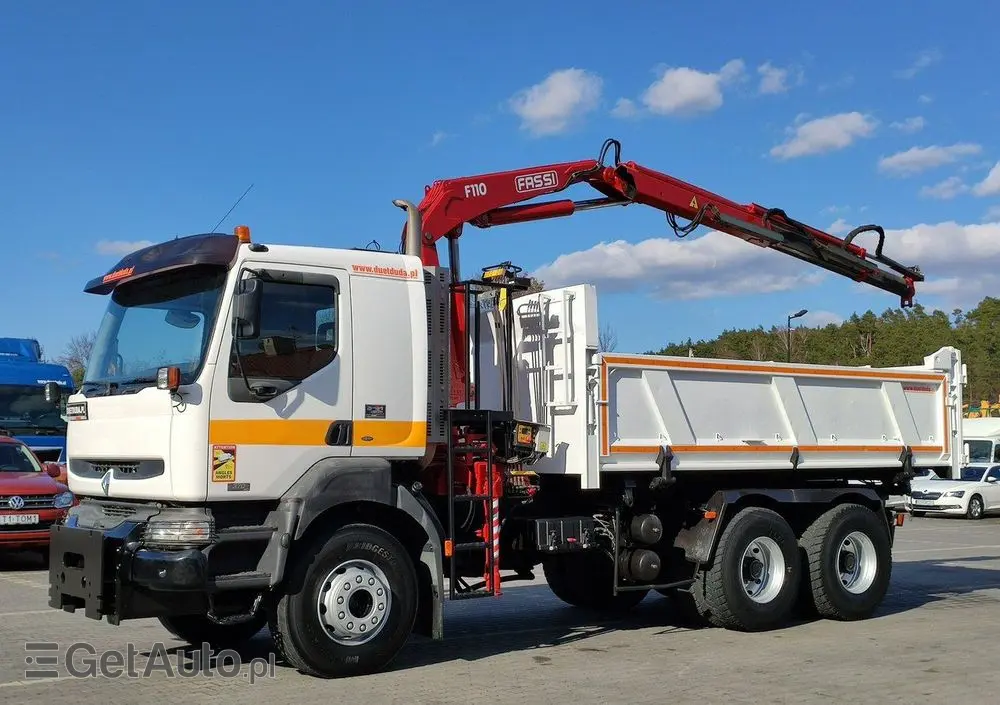 RENAULT Kerax 26.370  6x4 Mocny HDS FASSI F110 
