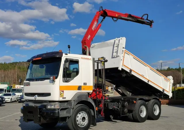 RENAULT Kerax 26.370  6x4 Mocny HDS FASSI F110 