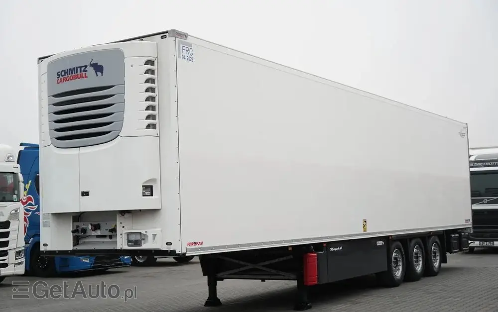SCHMITZ CARGOBULL CHŁODNIA / AGREGAT SCHMITZ TKM / 2x OŚ PODNOSZONA / KOSZ NA PALETY / 2023 ROK / 