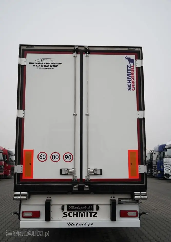 SCHMITZ CARGOBULL CHŁODNIA / AGREGAT SCHMITZ TKM / 2x OŚ PODNOSZONA / KOSZ NA PALETY / 2023 ROK / 