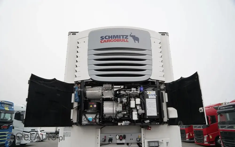 SCHMITZ CARGOBULL CHŁODNIA / AGREGAT SCHMITZ TKM / 2x OŚ PODNOSZONA / KOSZ NA PALETY / 2023 ROK / 