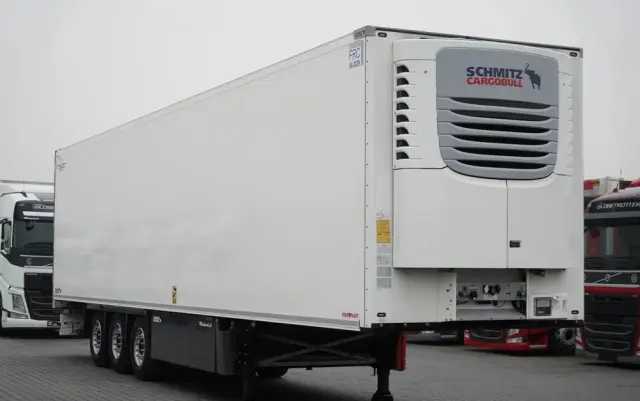 SCHMITZ CARGOBULL CHŁODNIA / AGREGAT SCHMITZ TKM / 2x OŚ PODNOSZONA / KOSZ NA PALETY / 2023 ROK / 