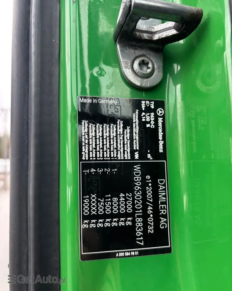 MERCEDES-BENZ ACTROS 