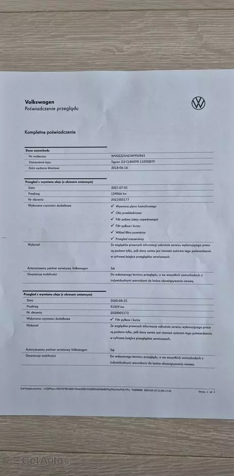 VOLKSWAGEN Tiguan 2.0 TDI SCR DSG R-Line