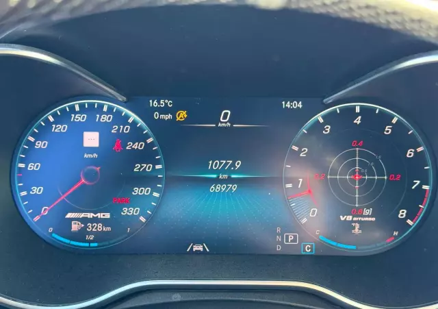 MERCEDES-BENZ Klasa C AMG 63 Coupe S AMG Speedshift 7G-MCT