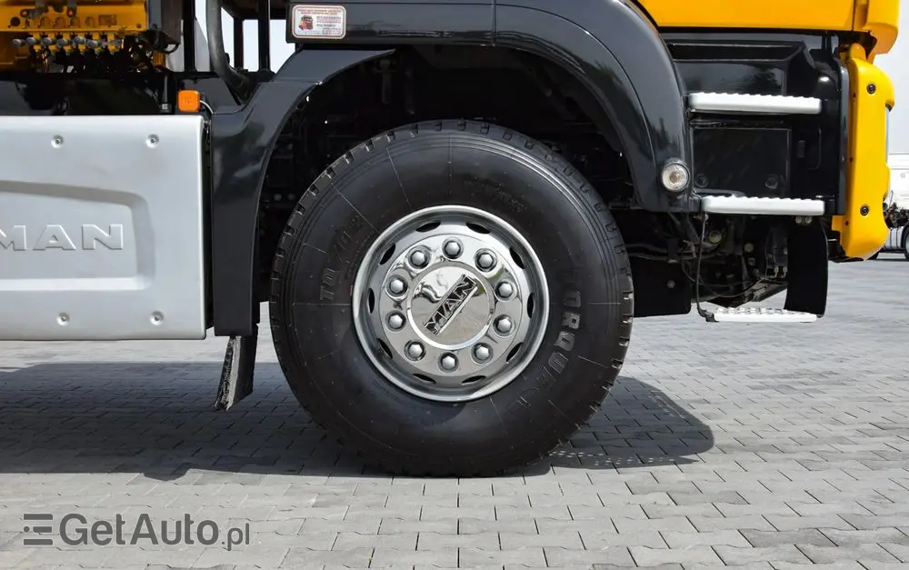 MAN TGS 26.400 / 6x4 / EURO 6 / UDT / HDS FASSI 165 / WYSUW x3 / ROTATOR / CHWYTAK / STEROWANIE RADIOWE / WZMOCNIONA RAMA / WYWROTKA / HYDROBURTA / AUTOMAT / 2017 / NOWE OPONY - 100% / NISKI PRZEBIEG / STAN IDEALNY / SPROWADZONY 