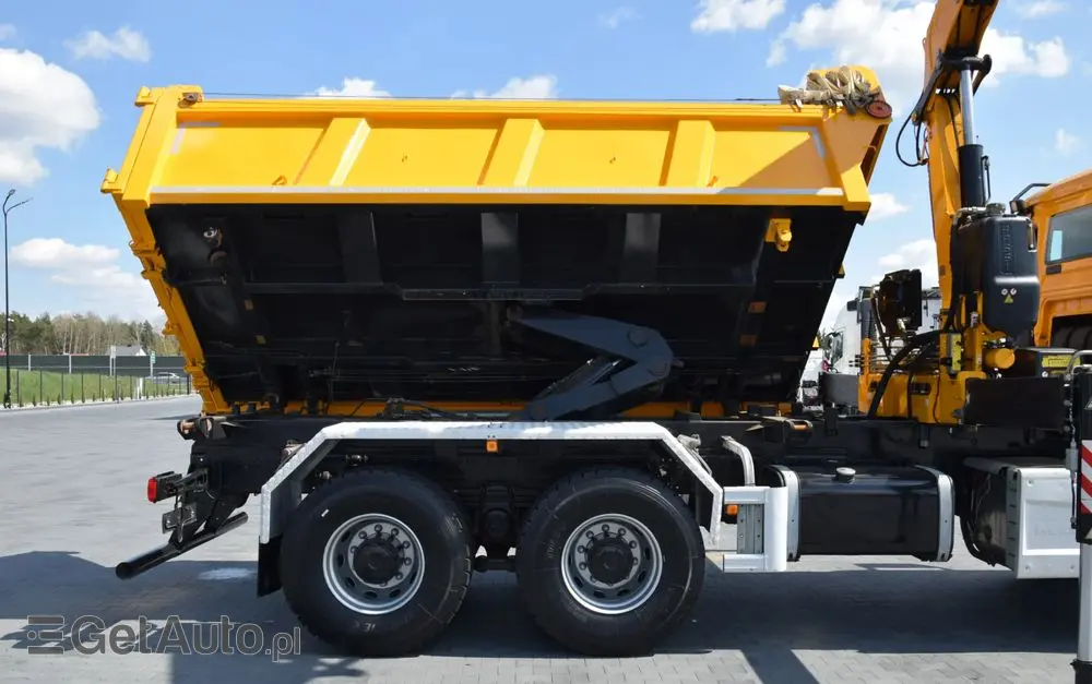 MAN TGS 26.400 / 6x4 / EURO 6 / UDT / HDS FASSI 165 / WYSUW x3 / ROTATOR / CHWYTAK / STEROWANIE RADIOWE / WZMOCNIONA RAMA / WYWROTKA / HYDROBURTA / AUTOMAT / 2017 / NOWE OPONY - 100% / NISKI PRZEBIEG / STAN IDEALNY / SPROWADZONY 