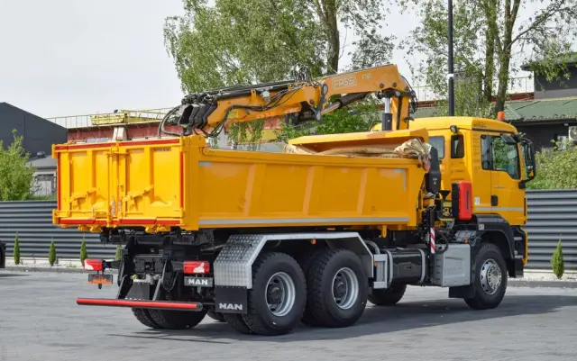 MAN TGS 26.400 / 6x4 / EURO 6 / UDT / HDS FASSI 165 / WYSUW x3 / ROTATOR / CHWYTAK / STEROWANIE RADIOWE / WZMOCNIONA RAMA / WYWROTKA / HYDROBURTA / AUTOMAT / 2017 / NOWE OPONY - 100% / NISKI PRZEBIEG / STAN IDEALNY / SPROWADZONY 