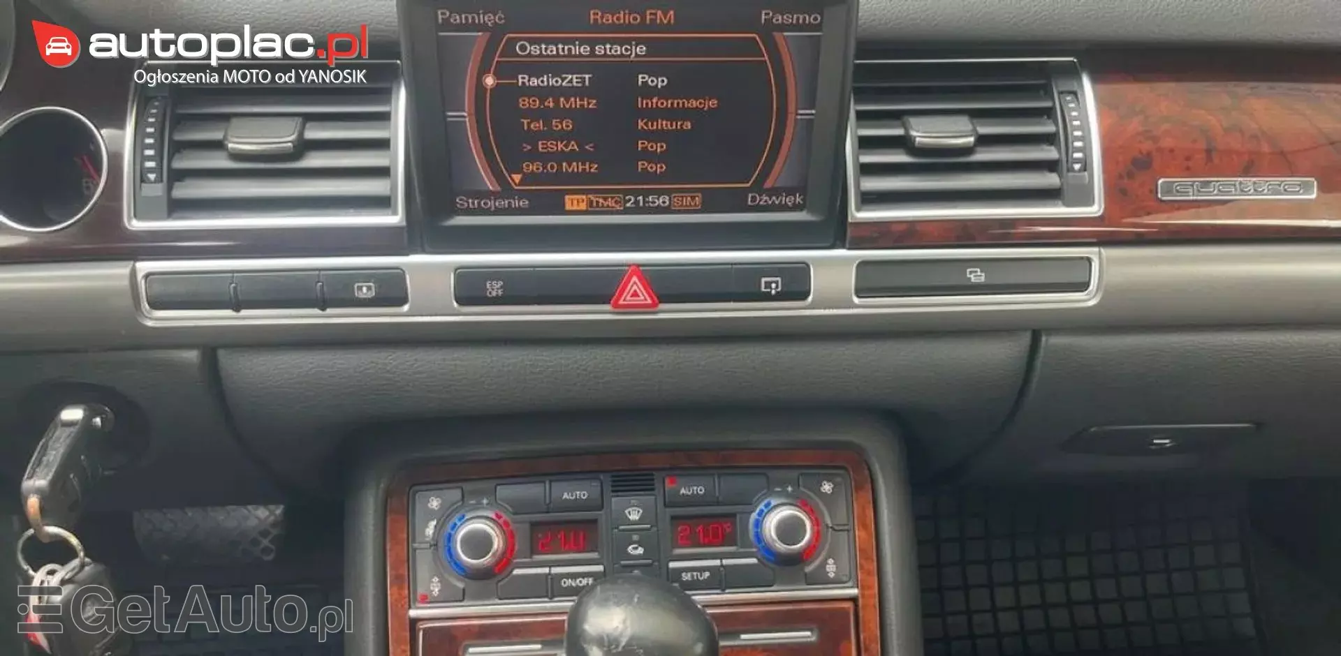 AUDI A8 4.0 TDI V8 32V (275 KM) quattro Tiptronic