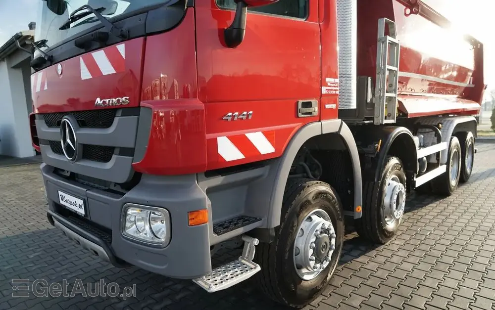MERCEDES-BENZ ACTROS 4141 / 8X6 / WYWROTKA TYLNOZSYPOWA / MEILLER KIPPER 5.3M / MANUAL / 