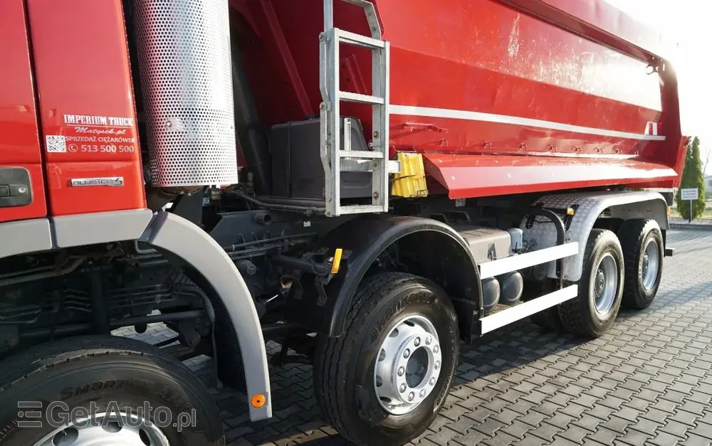 MERCEDES-BENZ ACTROS 4141 / 8X6 / WYWROTKA TYLNOZSYPOWA / MEILLER KIPPER 5.3M / MANUAL / 