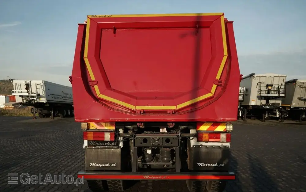 MERCEDES-BENZ ACTROS 4141 / 8X6 / WYWROTKA TYLNOZSYPOWA / MEILLER KIPPER 5.3M / MANUAL / 