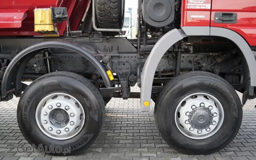 MERCEDES-BENZ ACTROS 4141 / 8X6 / WYWROTKA TYLNOZSYPOWA / MEILLER KIPPER 5.3M / MANUAL / 