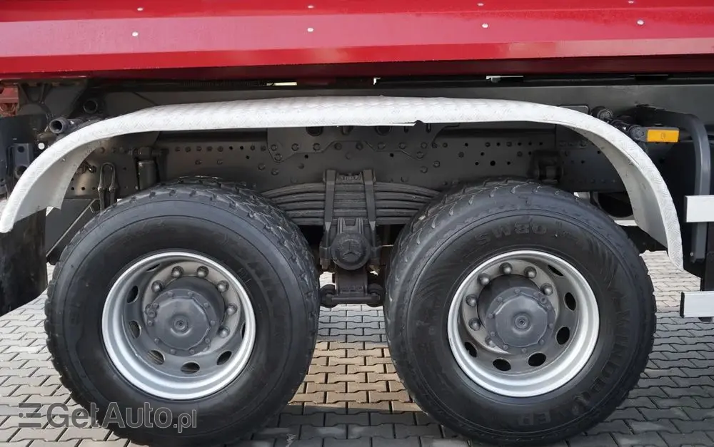 MERCEDES-BENZ ACTROS 4141 / 8X6 / WYWROTKA TYLNOZSYPOWA / MEILLER KIPPER 5.3M / MANUAL / 