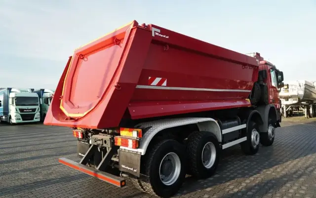 MERCEDES-BENZ ACTROS 4141 / 8X6 / WYWROTKA TYLNOZSYPOWA / MEILLER KIPPER 5.3M / MANUAL / 