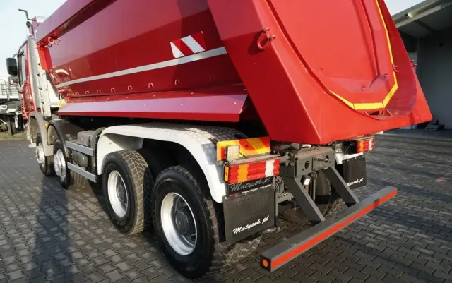 MERCEDES-BENZ ACTROS 4141 / 8X6 / WYWROTKA TYLNOZSYPOWA / MEILLER KIPPER 5.3M / MANUAL / 