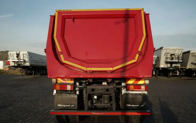 MERCEDES-BENZ ACTROS 4141 / 8X6 / WYWROTKA TYLNOZSYPOWA / MEILLER KIPPER 5.3M / MANUAL / 