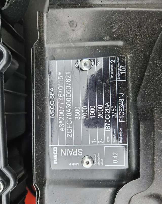 IVECO DAILY 70 C 15 3.0TDI 3.5T 3.65M WYWROTKA 