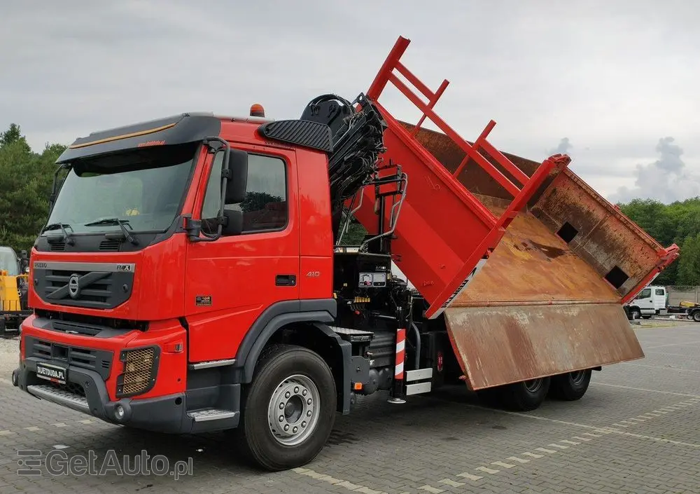 VOLVO FMX 410 6x4 13L HDS Radiowy Hydroburta 