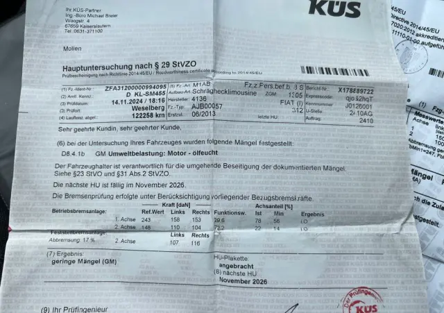 FIAT 500 1.2 8V Lounge Euro5