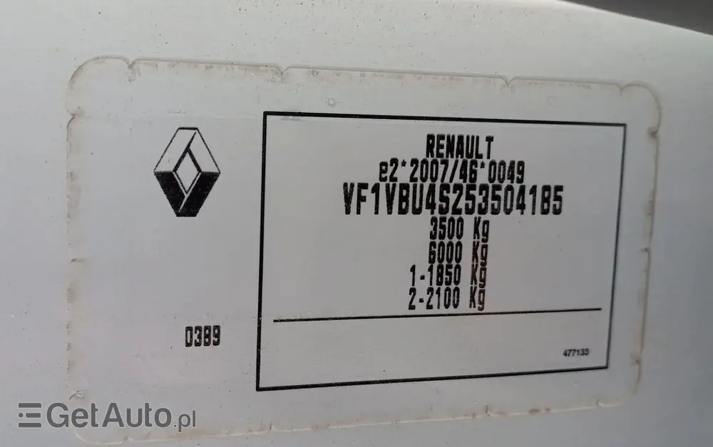 RENAULT Master III Mroźnia 