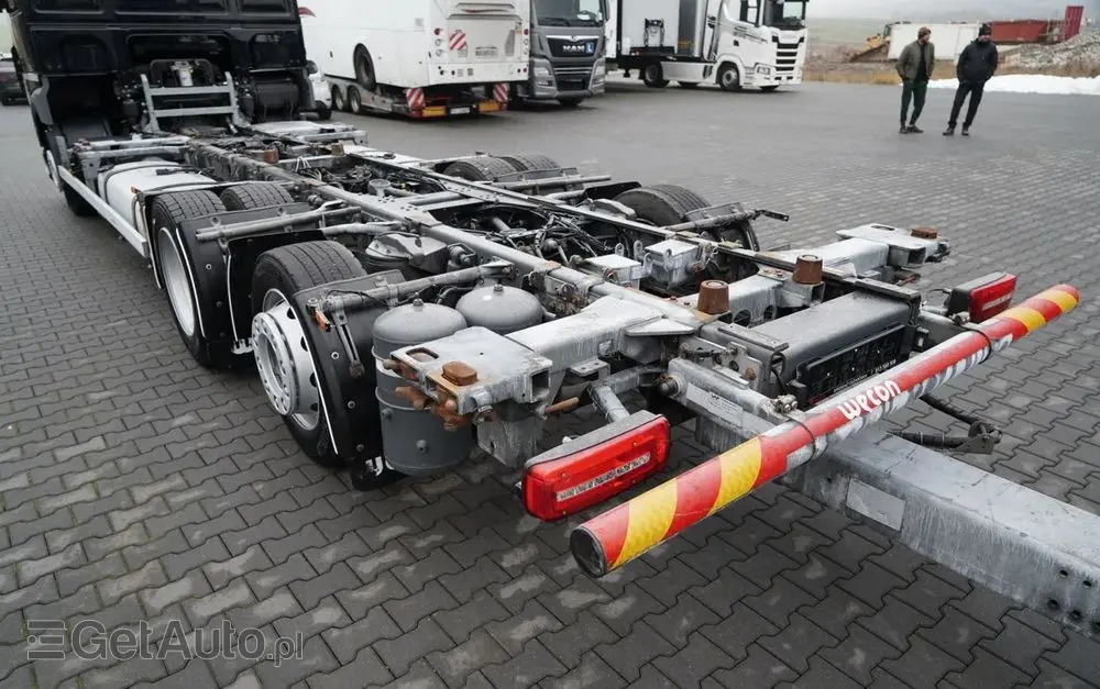 DAF XF 480 / BDF / 6X2 / ZESTAW TANDEM / SSC / KLIMATYZACJA POSTOJOWA / OŚ PODNOSZONA / WECON / MEGA 