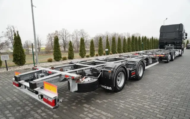 DAF XF 480 / BDF / 6X2 / ZESTAW TANDEM / SSC / KLIMATYZACJA POSTOJOWA / OŚ PODNOSZONA / WECON / MEGA 