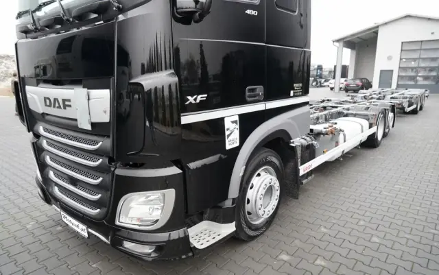 DAF XF 480 / BDF / 6X2 / ZESTAW TANDEM / SSC / KLIMATYZACJA POSTOJOWA / OŚ PODNOSZONA / WECON / MEGA 
