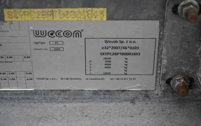 DAF XF 480 / BDF / 6X2 / ZESTAW TANDEM / SSC / KLIMATYZACJA POSTOJOWA / OŚ PODNOSZONA / WECON / MEGA 