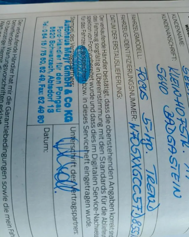 FORD Focus 1.0 EcoBoost 99g Trend