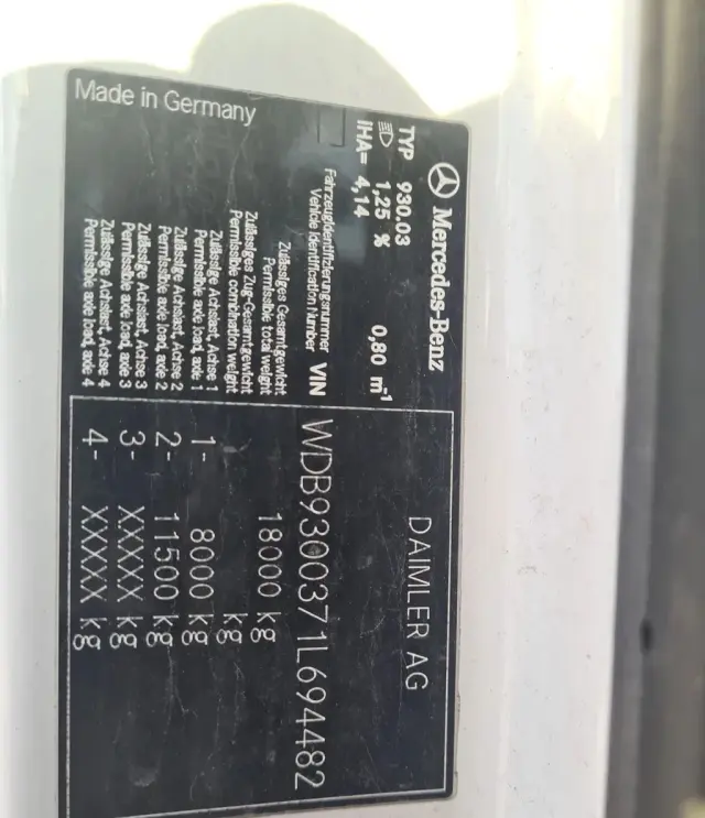 MERCEDES-BENZ Actros 