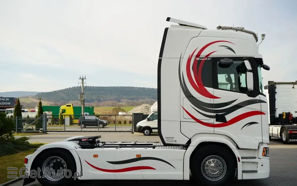 SCANIA S 500 / RETARDER / KLIMATYZACJA POSTOJOWA / EURO 6 