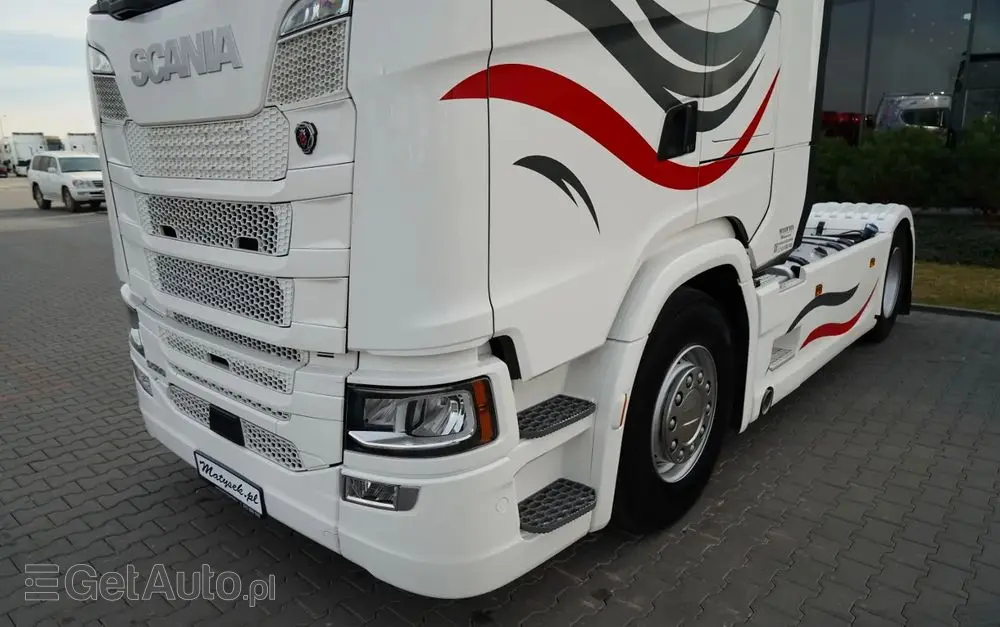 SCANIA S 500 / RETARDER / KLIMATYZACJA POSTOJOWA / EURO 6 