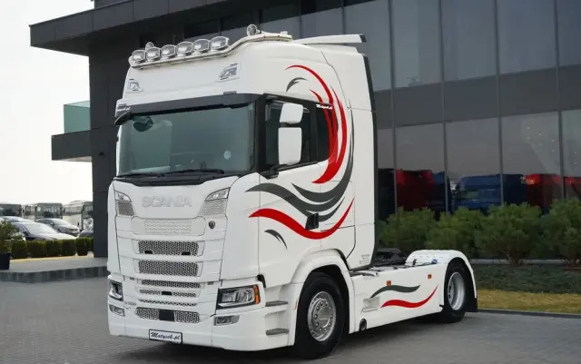 SCANIA S 500 / RETARDER / KLIMATYZACJA POSTOJOWA / EURO 6 