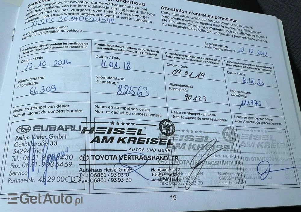 SUBARU Trezia 1.4D Active Edition