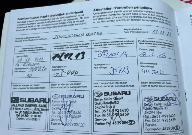 SUBARU Trezia 1.4D Active Edition