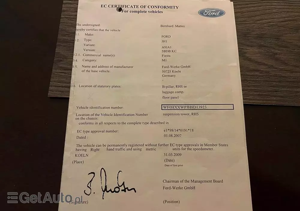 FORD Fiesta 1.3 Trend