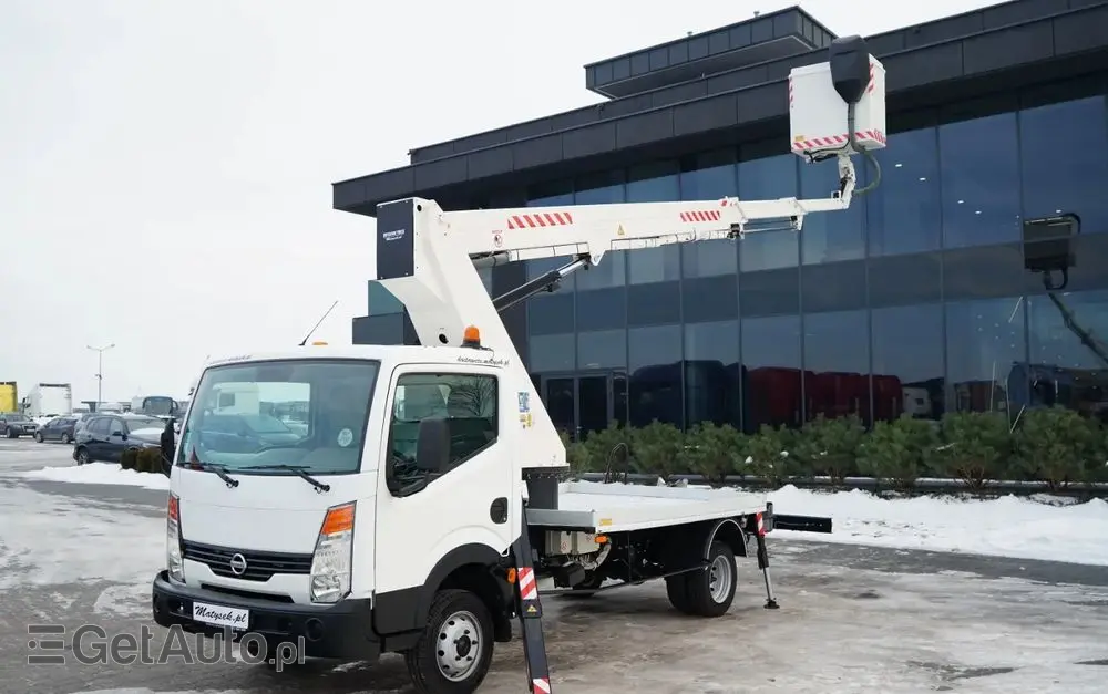 NISSAN CABSTAR / ZWYŻKA 20 METRÓW / GSR E200TE4 /  BLIŹNIAK / UDŹWIG - 200 kg / 4 PODPORY 