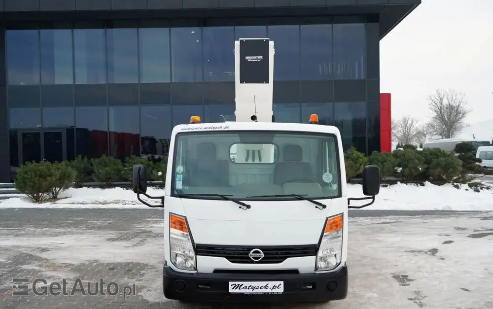 NISSAN CABSTAR / ZWYŻKA 20 METRÓW / GSR E200TE4 /  BLIŹNIAK / UDŹWIG - 200 kg / 4 PODPORY 